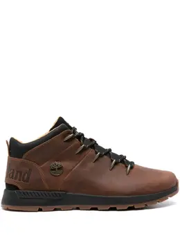 Timberland: Коричневые ботинки 