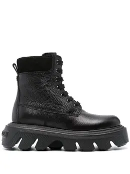 Casadei: Чёрные ботинки 