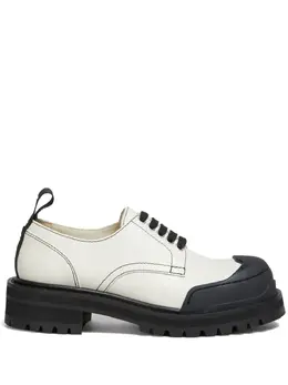 Marni: Белые лоферы 