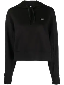 Lacoste: Чёрная толстовка 