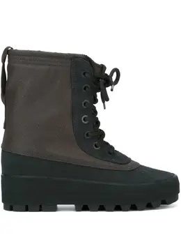Yeezy: Чёрные ботинки 