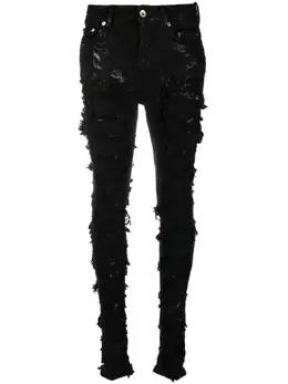 Rick Owens DRKSHDW: Рваные джинсы 