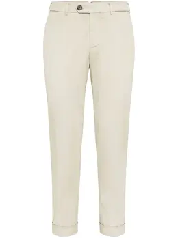 Brunello Cucinelli: Бежевые брюки 