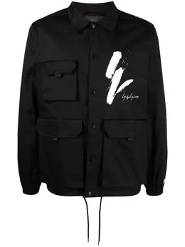 Yohji Yamamoto: Куртка с принтом 