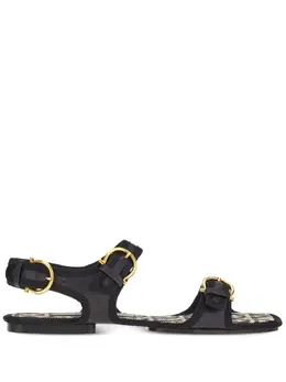 Ferragamo: Чёрные сандалии 