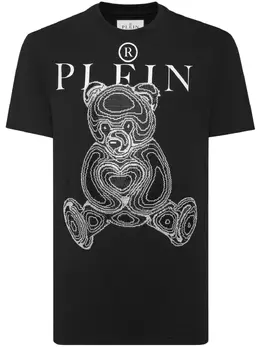 Philipp Plein: Хлопковая футболка  Teddy Bear