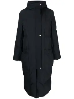 Jil Sander: Пальто с капюшоном 