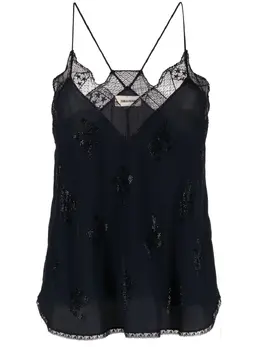 Zadig&Voltaire: Шёлковый топ  Christy