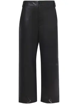 Proenza Schouler White Label: Кожаные брюки 