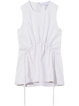 Proenza Schouler White Label: Кожаный топ 