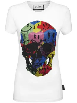 Philipp Plein: Футболка  Skull с принтом