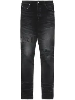 AMIRI: Джинсы со стразами 