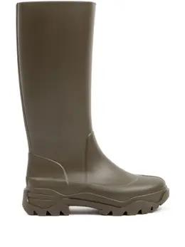 Maison Margiela: Коричневые ботинки  Tabi