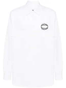 Moschino: Рубашка с принтом 