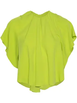 MM6 Maison Margiela: Зелёный топ 