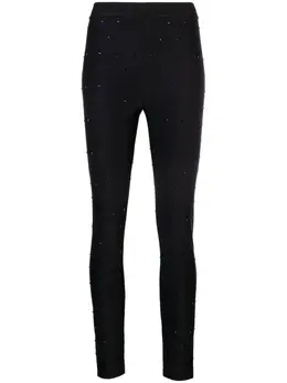 Versace Jeans Couture: Чёрные легинсы 