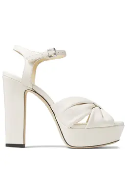 Jimmy Choo: Белые сандалии 