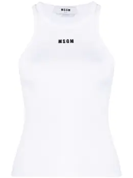 MSGM: Белая майка 