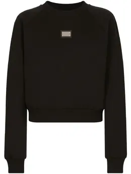Dolce & Gabbana: Чёрный свитшот 