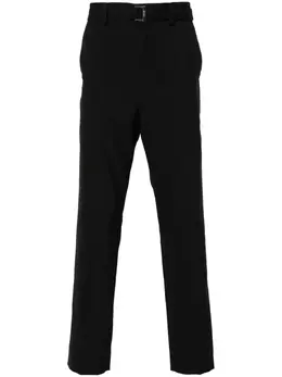 sacai: Чёрные брюки  Melton