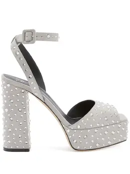 Giuseppe Zanotti: Светлые сандалии  New Betty
