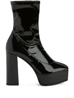 Giuseppe Zanotti: Чёрные ботинки  Morgana