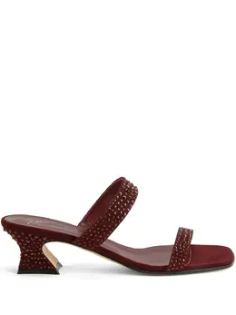 Giuseppe Zanotti: Бордовые сандалии 