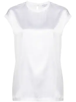 Brunello Cucinelli: Атласный топ 