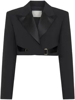 Dion Lee: Чёрный жакет  Interlock