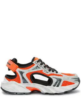 Heron Preston: Оранжевые сандалии 