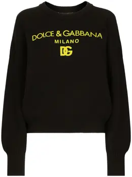 Dolce & Gabbana: Свитер с принтом 