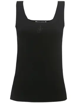 JW Anderson: Чёрная майка  Anchor