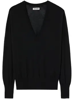 Jil Sander: Топ с v-образным вырезом 