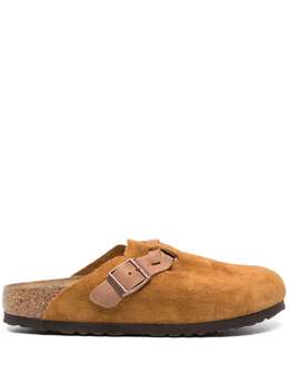 Birkenstock: Коричневые сабо  Boston