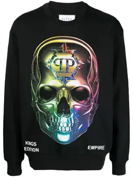 Philipp Plein: Свитшот  Skull с принтом