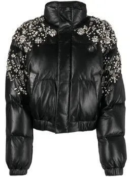 Philipp Plein: Куртка  Crystal со стразами
