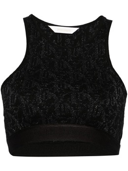 Palm Angels: Жаккардовый топ 