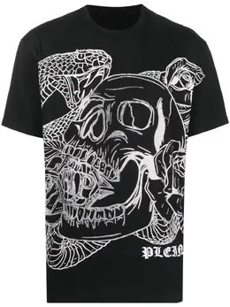 Philipp Plein: Футболка с принтом 