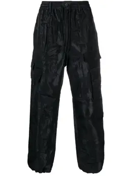 Y-3: Жаккардовые брюки 