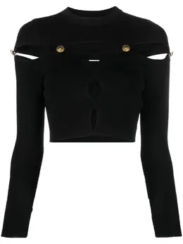 Versace Jeans Couture: Трикотажный топ 