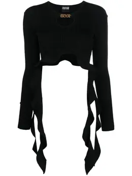 Versace Jeans Couture: Трикотажный топ 