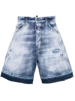 Dsquared2: Рваные шорты 