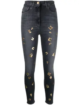 Elisabetta Franchi: Чёрные джинсы 