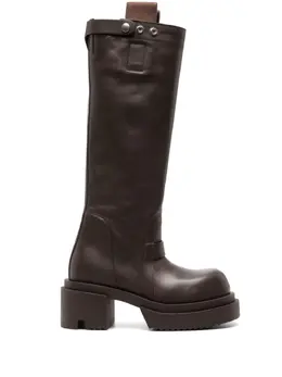 Rick Owens: Коричневые сапоги 