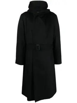 Yohji Yamamoto: Пальто с капюшоном 