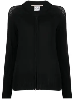 CHANEL Pre-Owned: Чёрная толстовка 