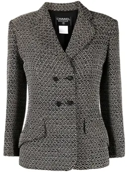 CHANEL Pre-Owned: Двубортный жакет 