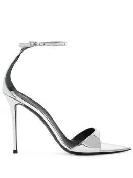 Giuseppe Zanotti: Серебристые сандалии 