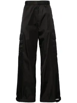 Off-White: Чёрные брюки 