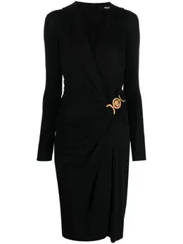 Versace: Платье  Medusa миди